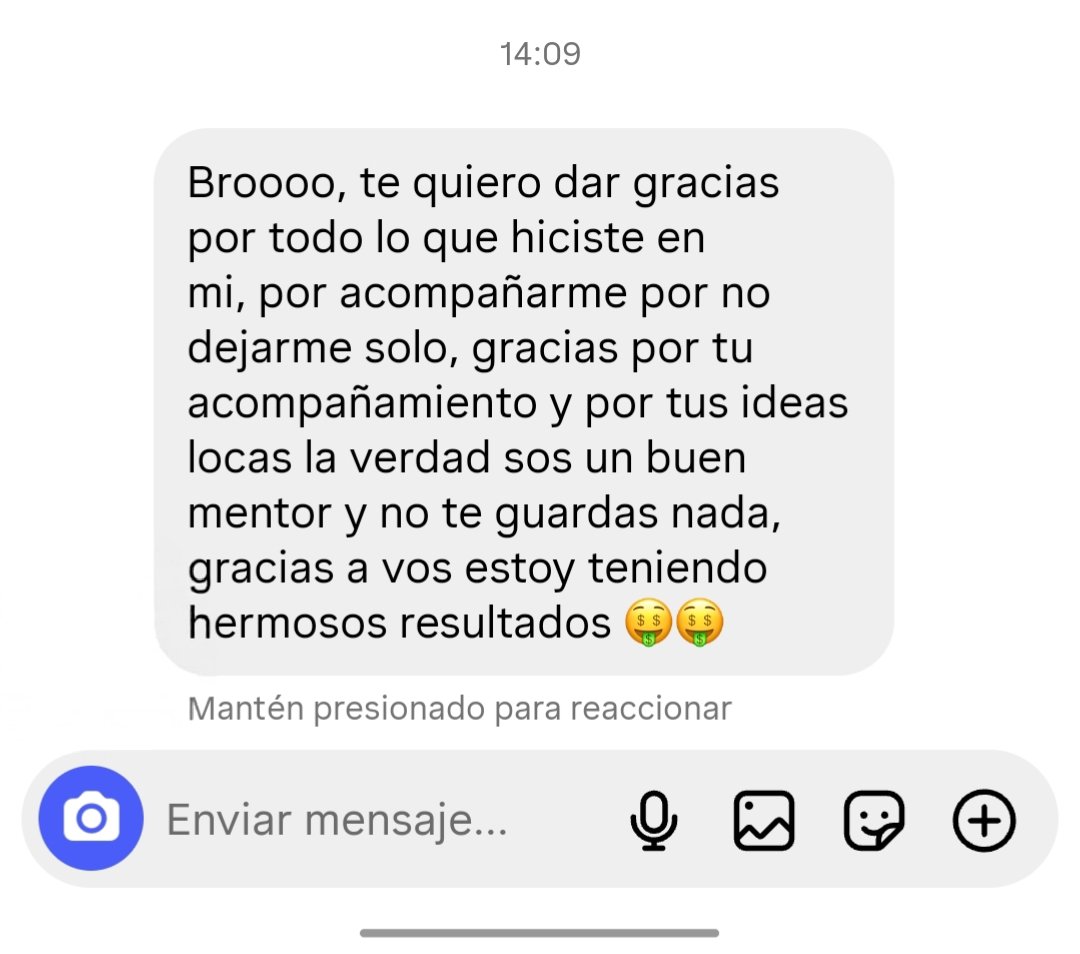 Testimonio real de alumno 1