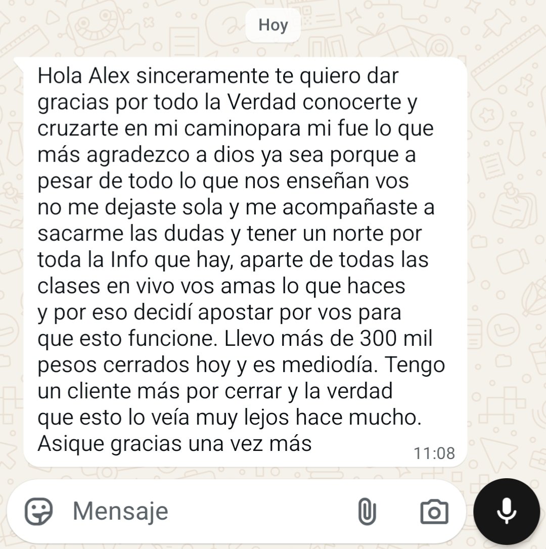 Testimonio real de alumno 2